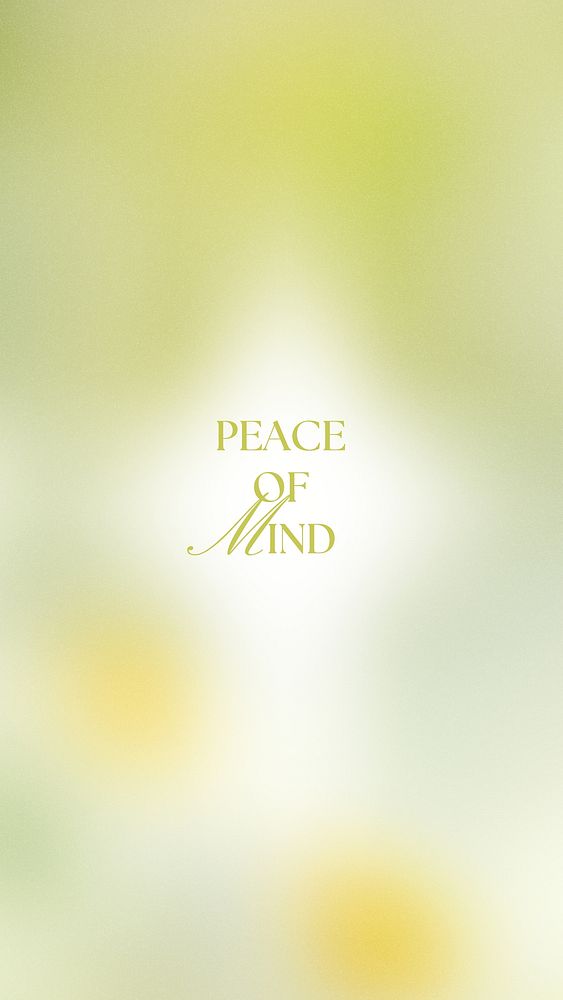 Peace of mind Facebook story template