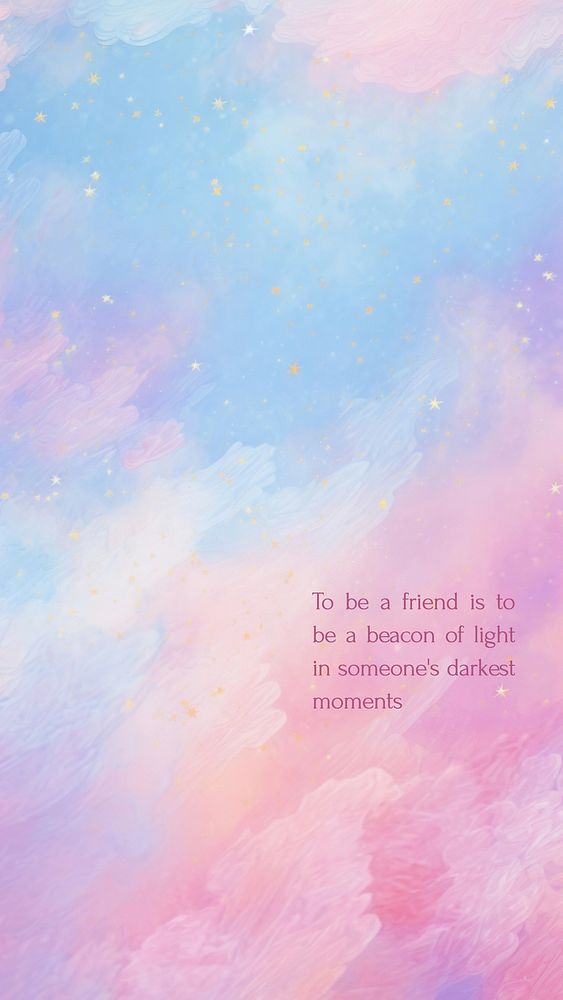 Friendship quote Facebook story template