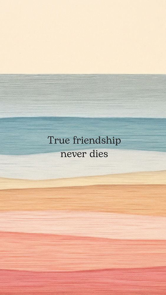 True friendship never dies Facebook story template