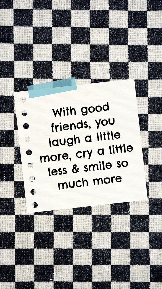 Friends & friendship quote Facebook story template