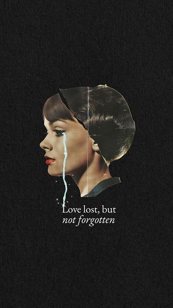 Love lost, but not forgotten Facebook story template