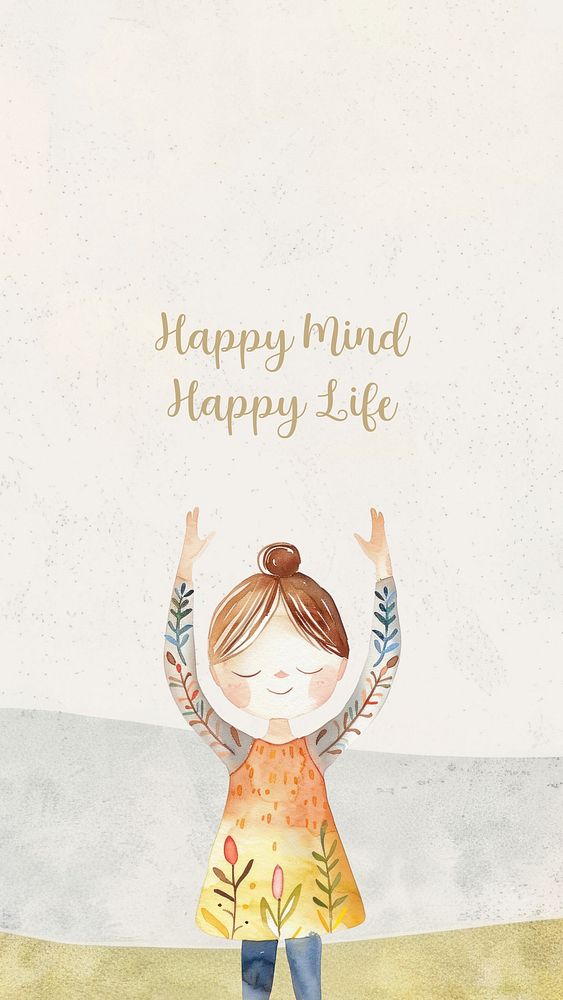 Happy life Facebook story template