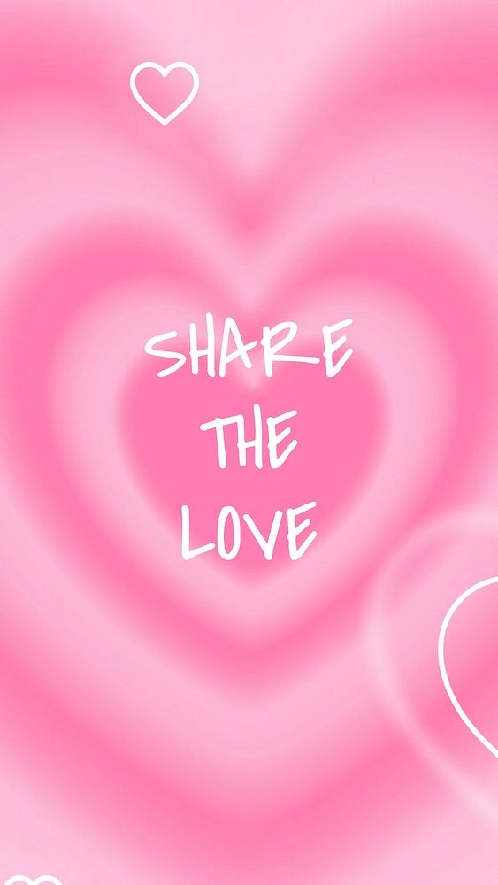 Share the love Facebook story template