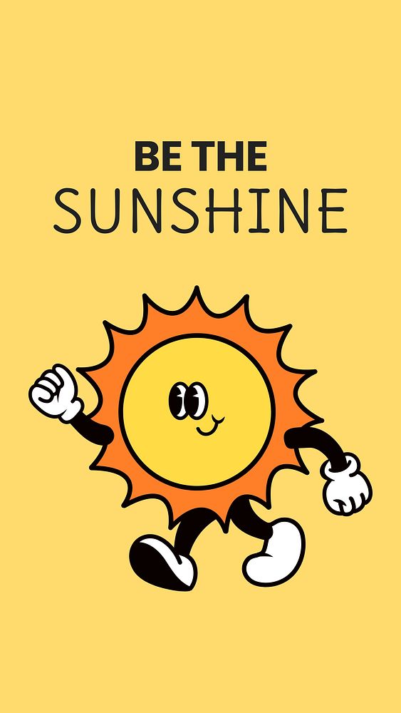 Be the sunshine Facebook story template