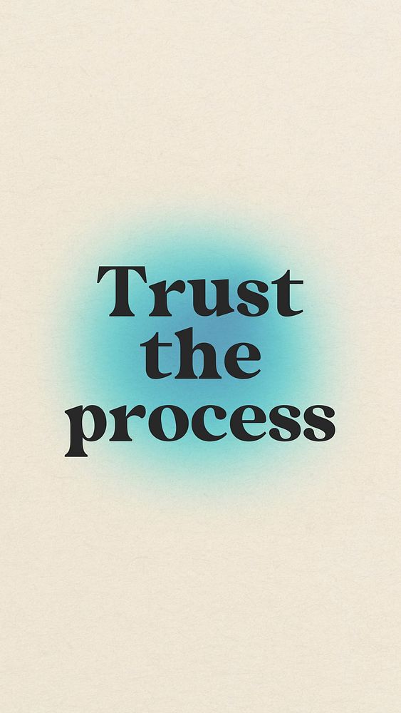 Trust the process Facebook story template