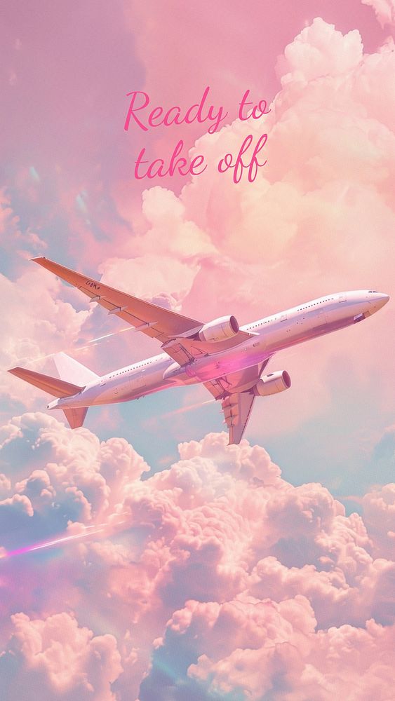 Travel & trip quote  mobile wallpaper template