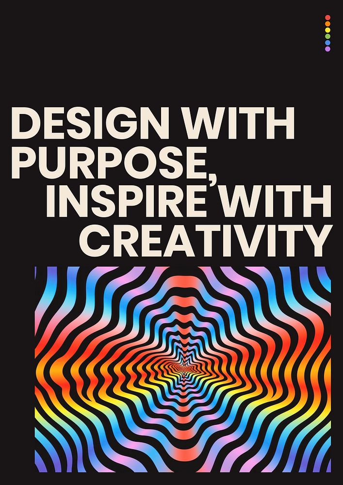 Creative design poster template