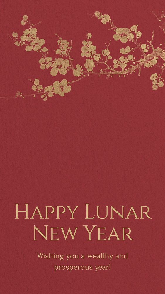 Lunar New Year  Instagram story temple