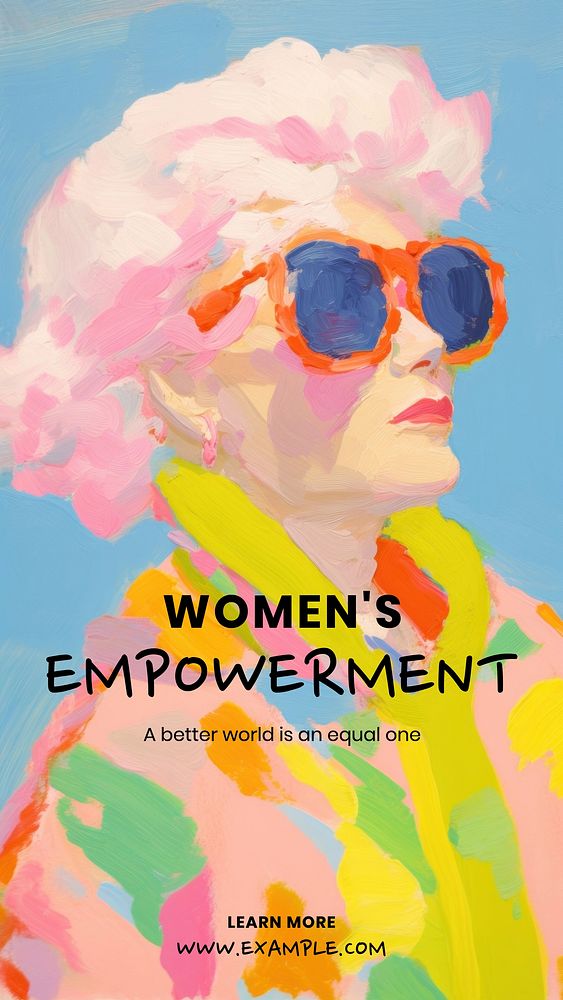 Women's empowerment Instagram story template