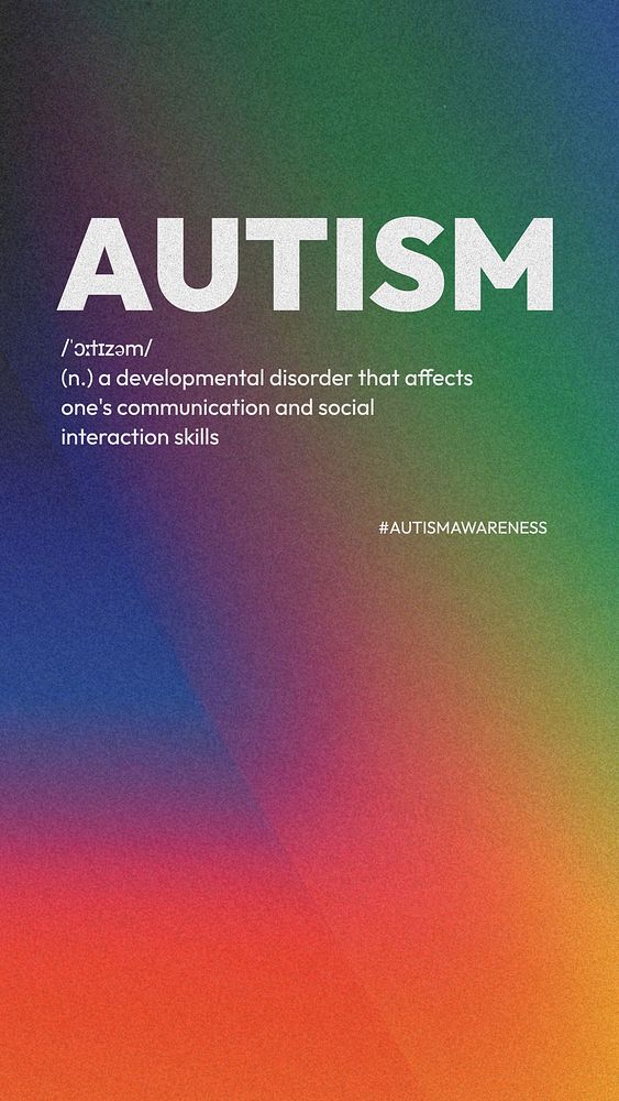 Autism Instagram story template
