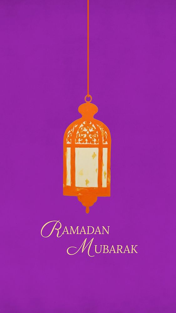 Ramadan mubarak Instagram story template