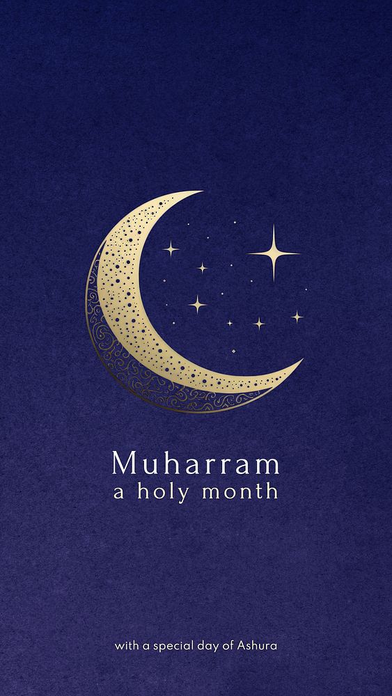 Muharram holy month  Instagram post template