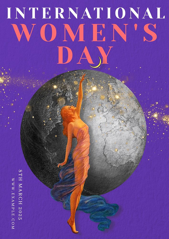 Women's day event poster template and design