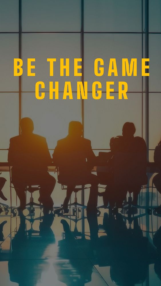 Be game changer Instagram story template