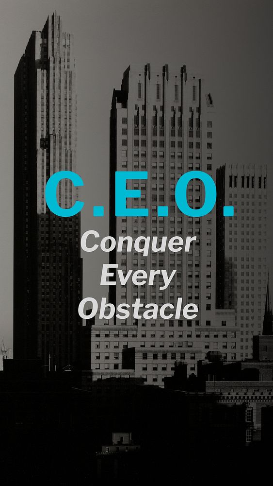 CEO quote Instagram story template