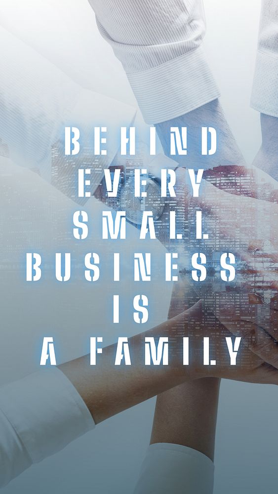 Small business quote Instagram story template