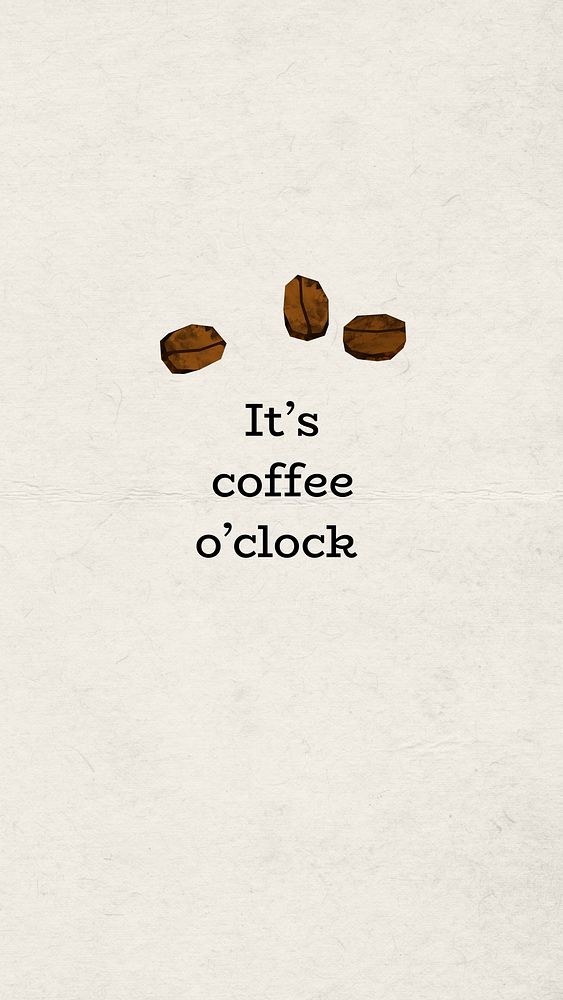 Coffee break quote Instagram story template