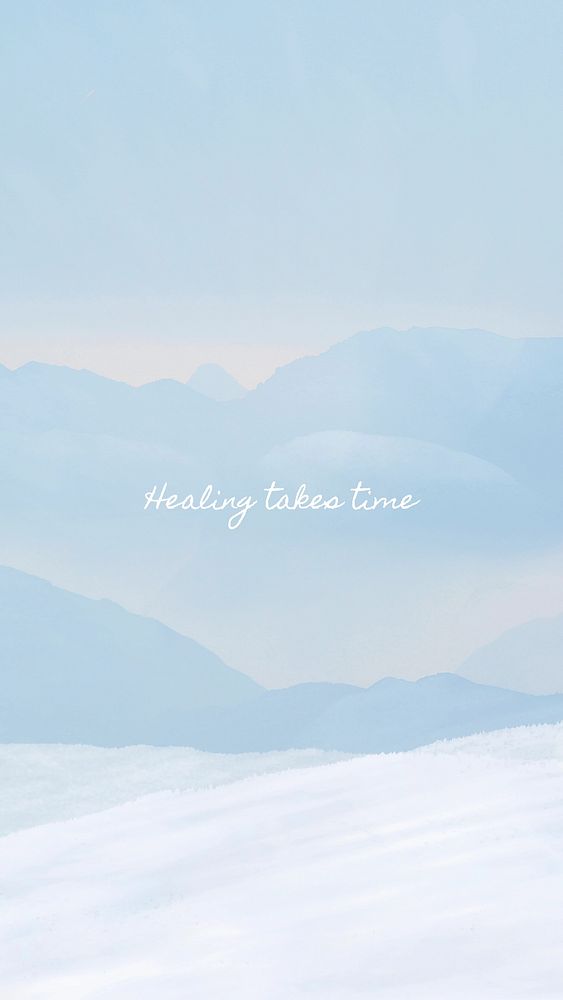 Mental health & healing  quote Instagram story template