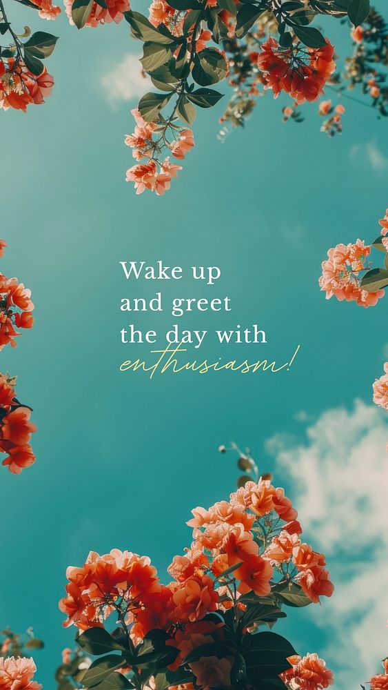 Good morning  quote Instagram story template