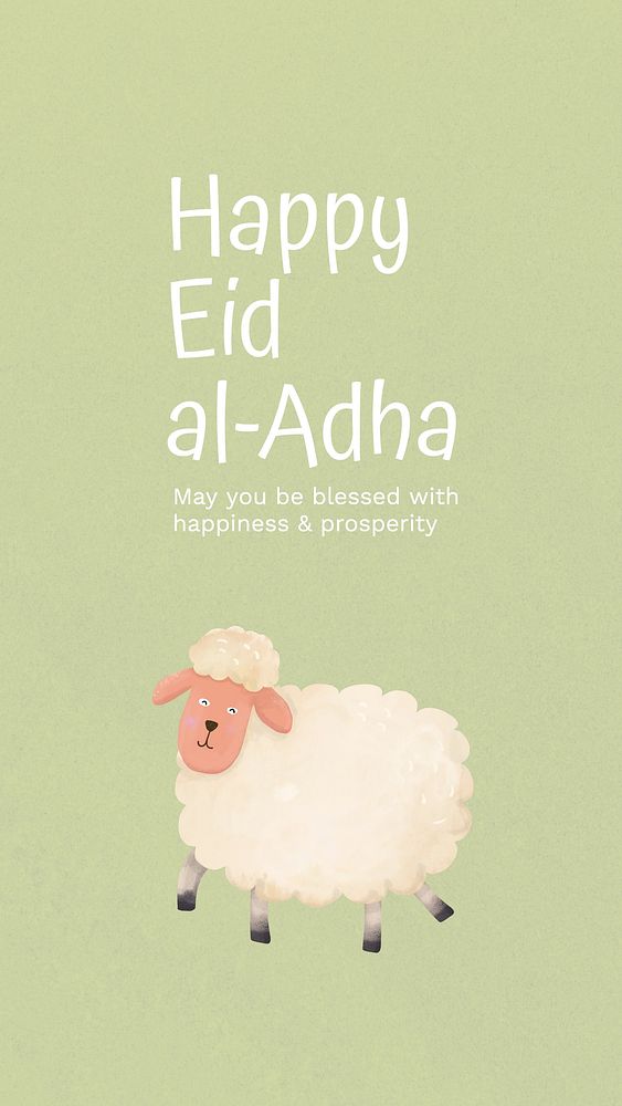 Happy Eid al-Adha Instagram story template