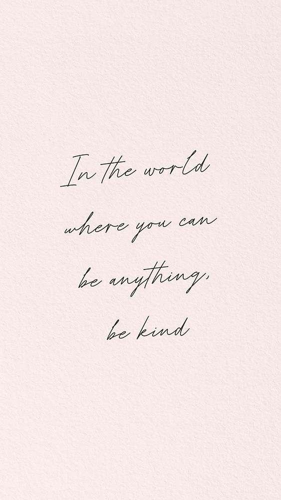 Be kind quote   Instagram story template