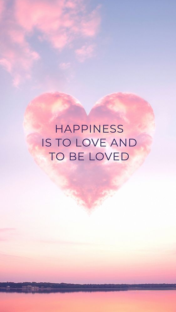 Happiness  quote   mobile wallpaper template