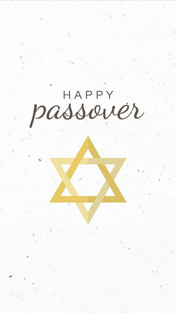 Happy passover Instagram story template