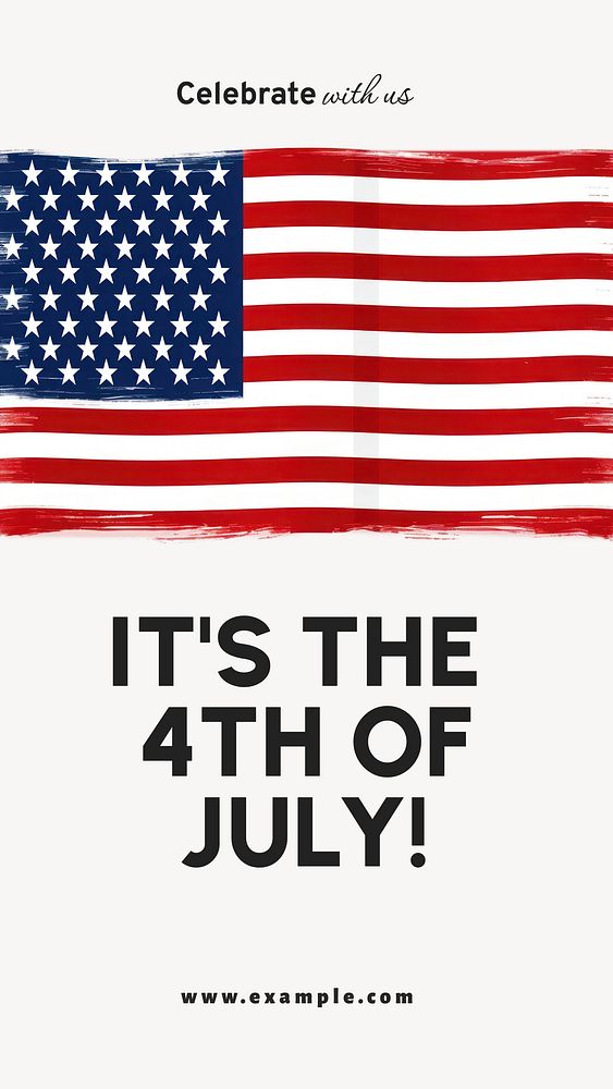 Independence day Instagram story template