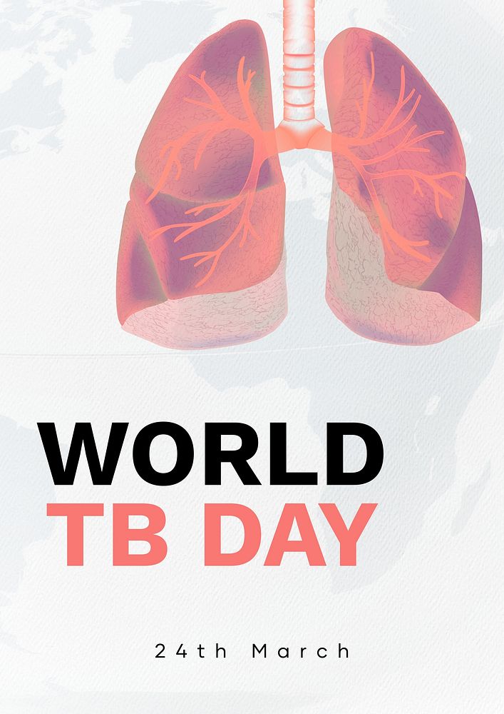 World TB Day poster template