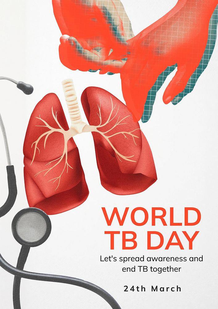 World TB Day poster template