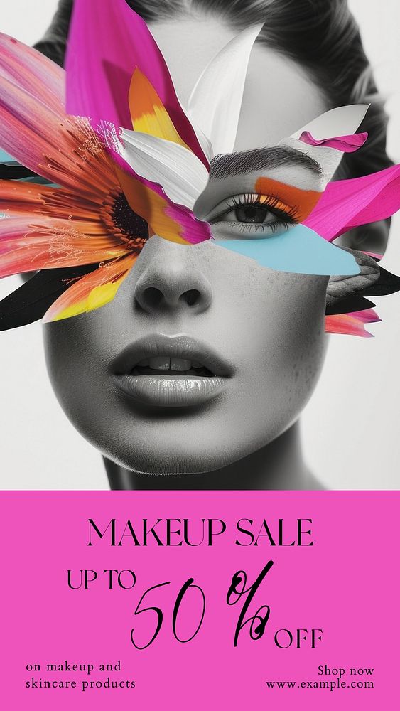 Makeup sale Instagram story template