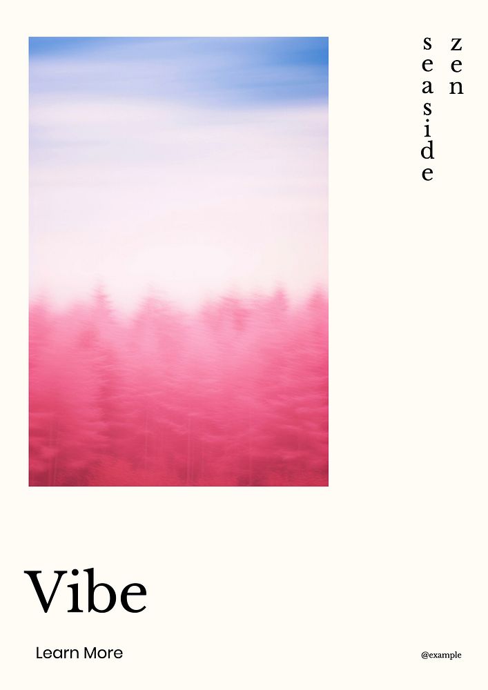 Vibe poster template