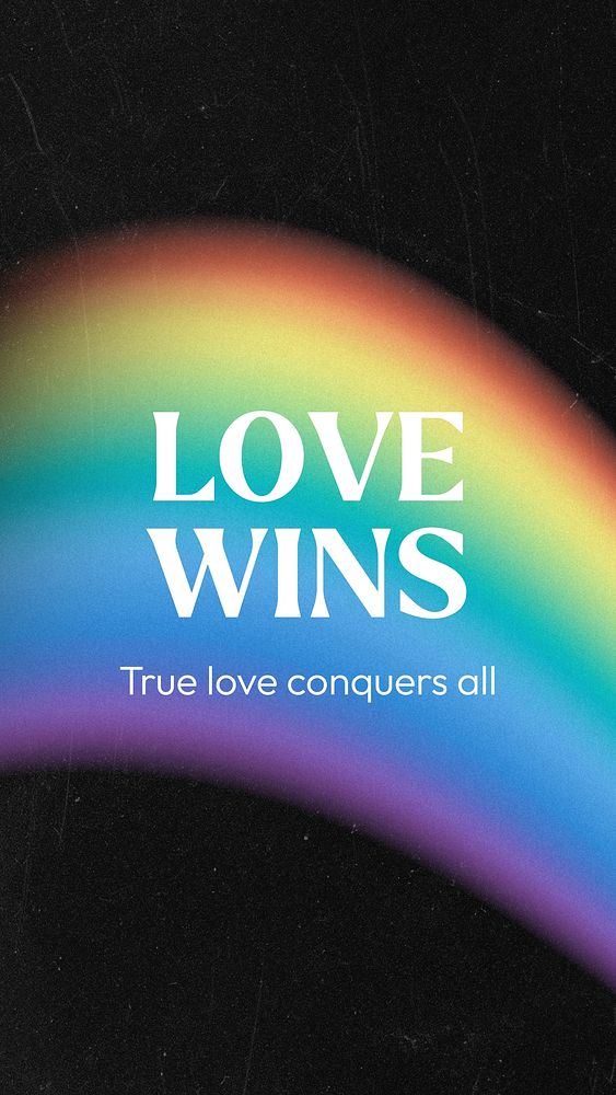 Love wins Facebook story template