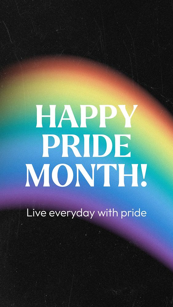 Happy Pride Month Facebook story template
