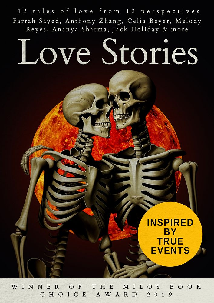 Love stories poster template