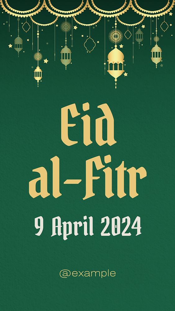 Eid al-Fitr Instagram story template