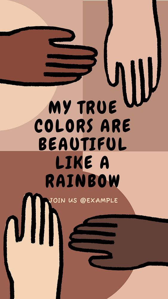Rainbow true colors  Instagram story temple
