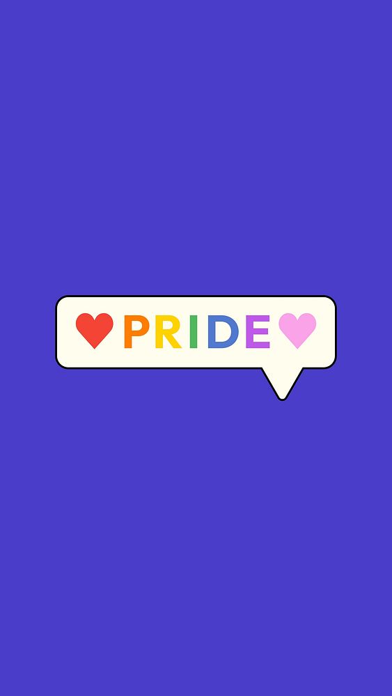 Pride Facebook story template