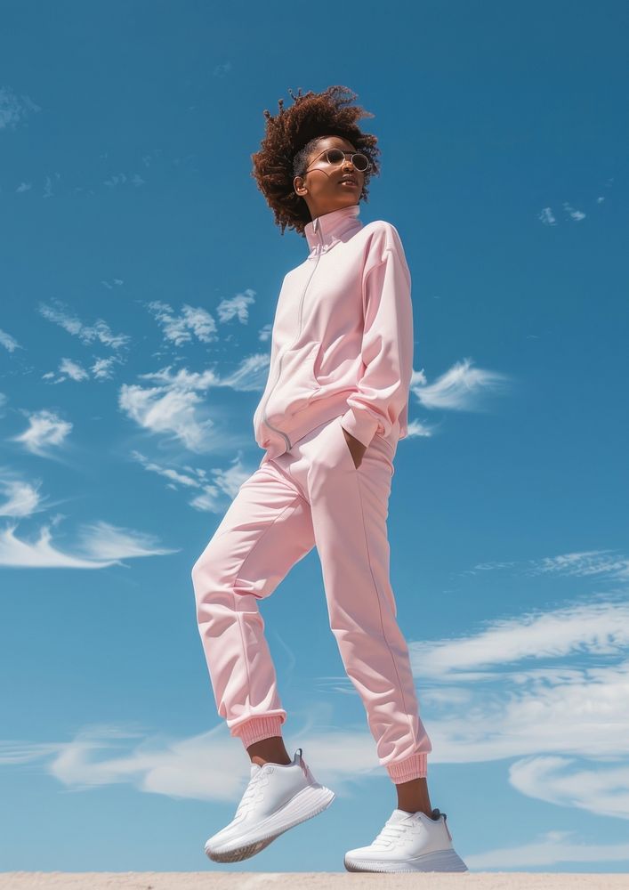 Blank pink fashion sportwear mockup apparel accessories accessory.