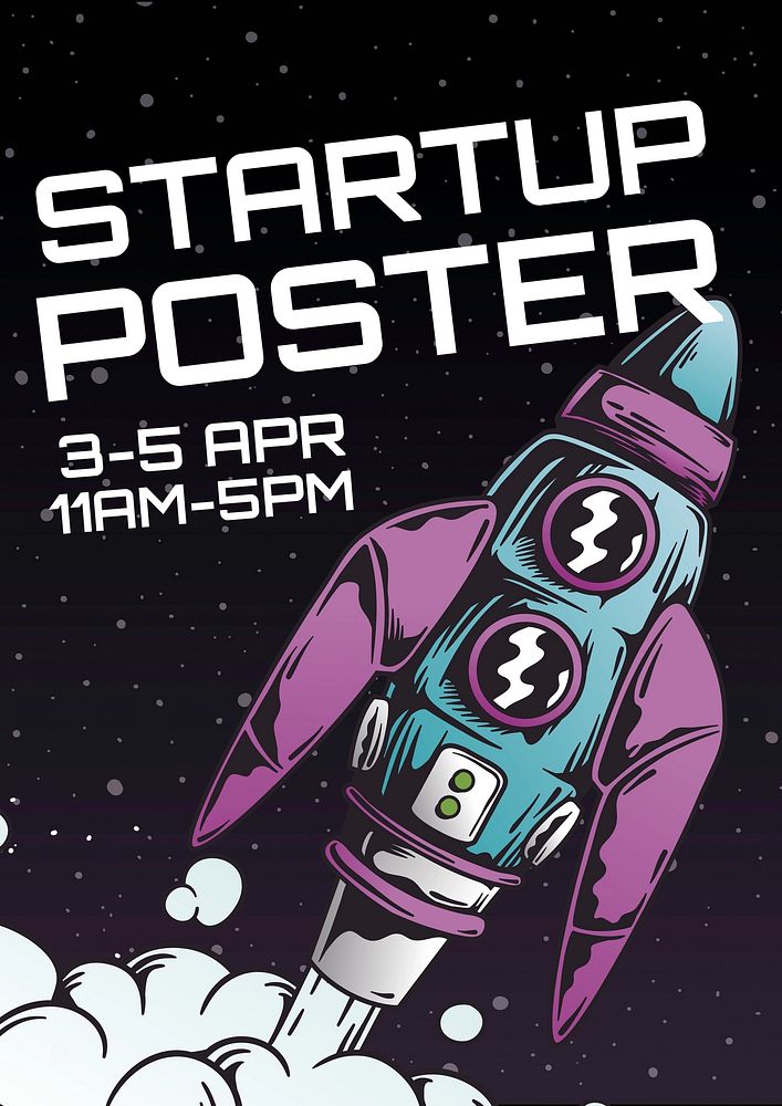 Startup business    poster template