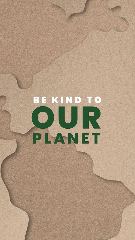 Save planet Instagram story template, editable design