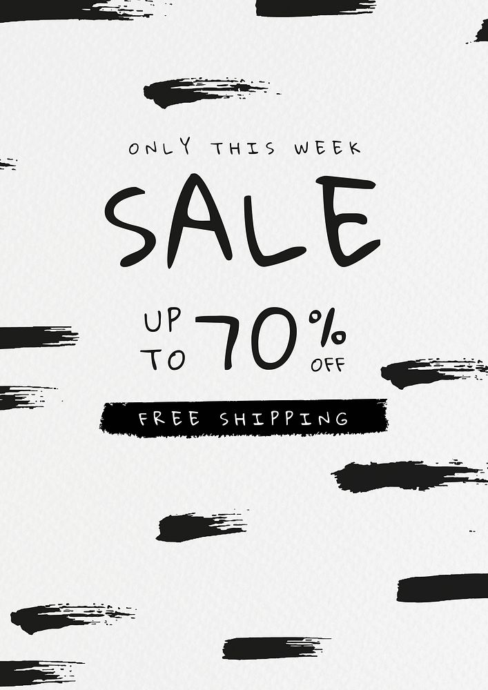 Sale poster template