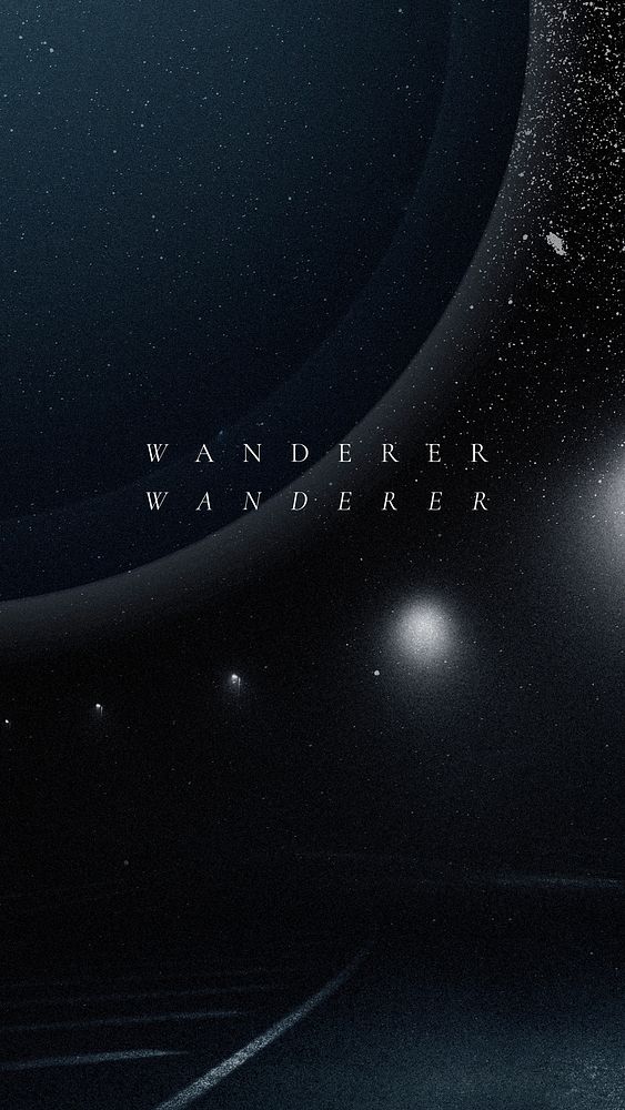 Space wanderer Instagram post template