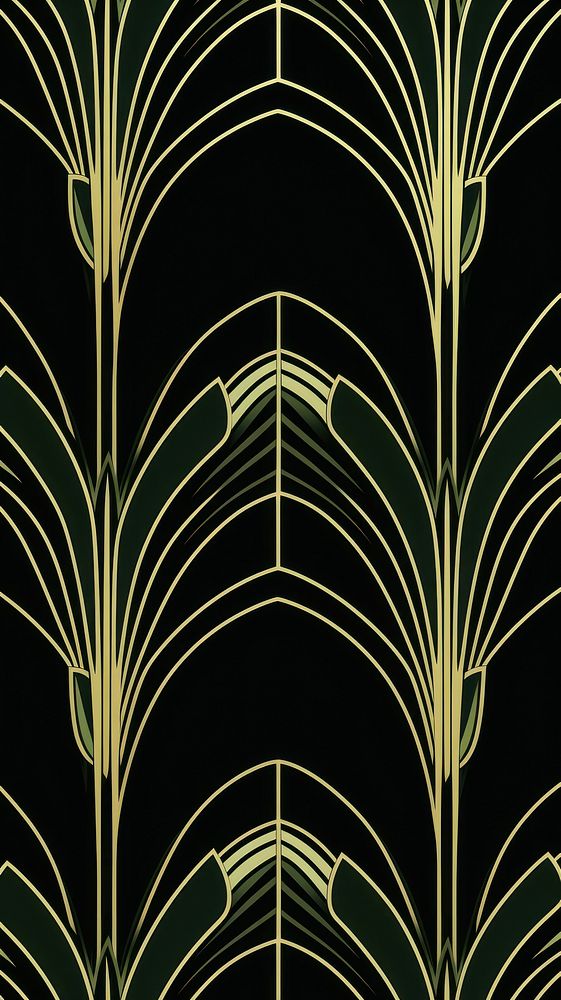 Art deco cannabis wallpaper pattern plant.