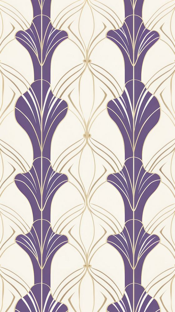 Art deco lavender wallpaper pattern chandelier graphics.