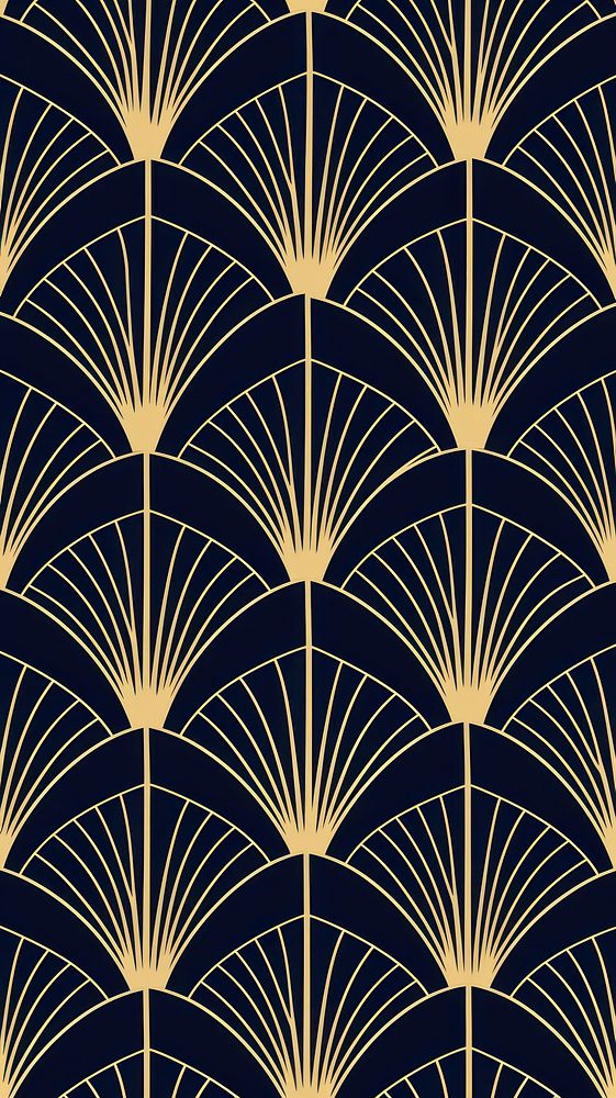 Art deco seamless wallpaper pattern architecture accessories.