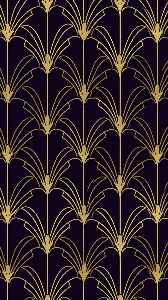 Art deco seamless wallpaper pattern graphics texture.
