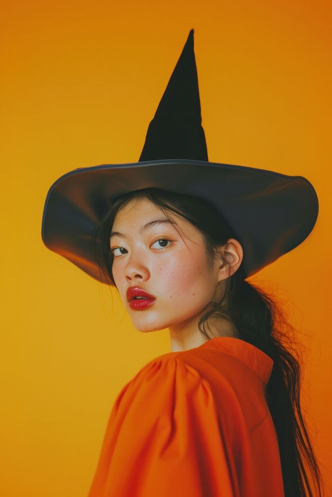 Mongolian witch face photography clothing.