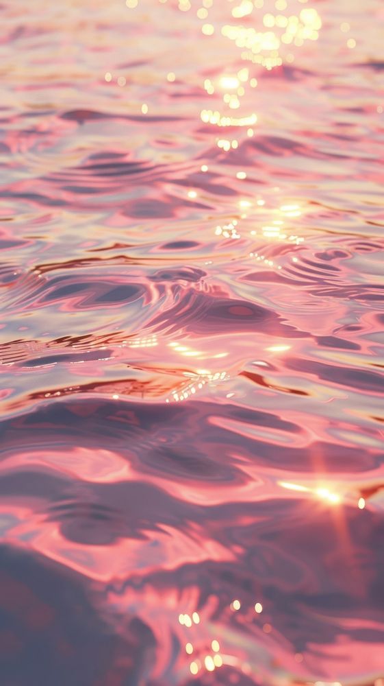 Water surface at sunset ripple sea outdoors.