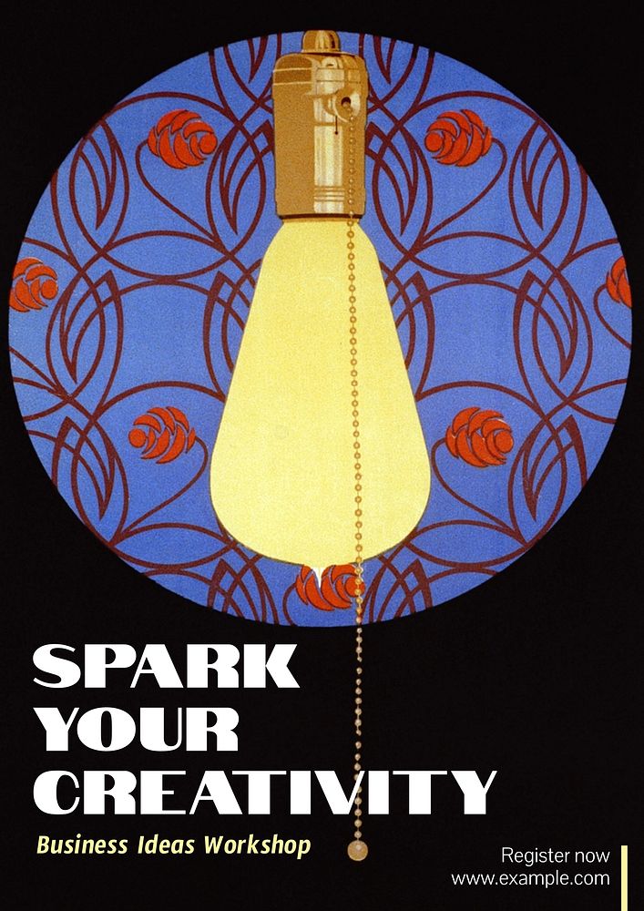 Creativity poster template